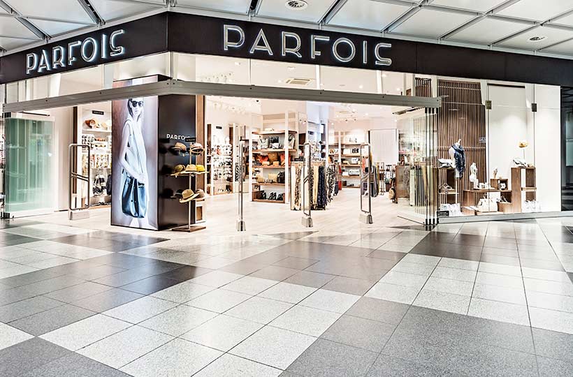 Außenansicht eines Parfois Shops, Referenz-Shop der Figo Gmbh, Shopdesign, Shopkonzeption, Projektleitung und Bauleitung