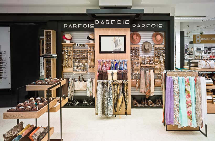 Außenansicht eines Parfois Shops, Referenz-Shop der Figo Gmbh, Shopdesign, Shopkonzeption, Projektleitung und Bauleitung