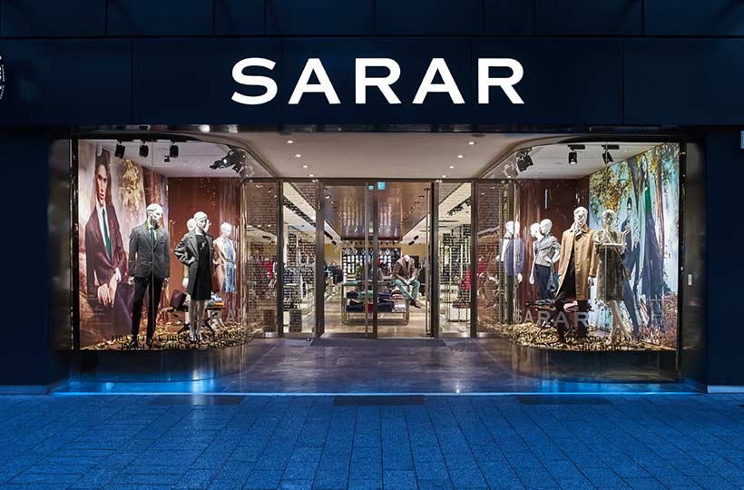 Innenansicht desSarar Shops, Referenz-Shop der Figo Gmbh, Shopdesign, Shopkonzeption, Projektleitung und Bauleitung