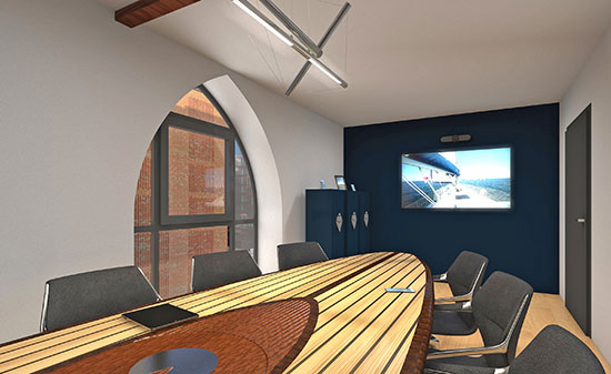 Visualisierung Büro - Figo GmbH - Shopdesign, Shopkonzepte, Bauleitung, Projektmanagement