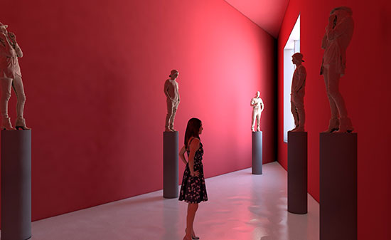 Visualisierung Museum - Figo GmbH - Shopdesign, Shopkonzepte, Bauleitung, Projektmanagement