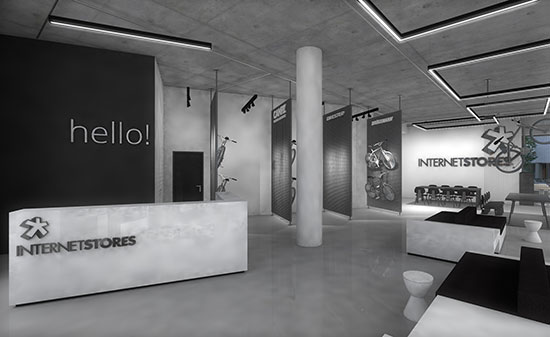 Visualisierung Store - Figo GmbH - Shopdesign, Shopkonzepte, Bauleitung, Projektmanagement