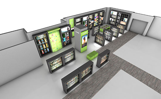 Visualisierung Store - Figo GmbH - Shopdesign, Shopkonzepte, Bauleitung, Projektmanagement