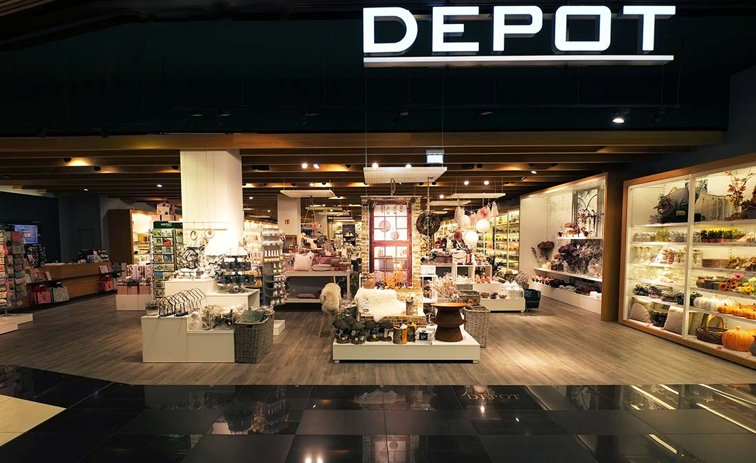 depot - Referenz der Figo Gmbh, Shopdesign, Shopkonzeption, Projektleitung und Bauleitung