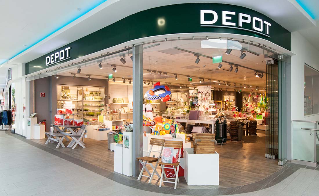 depot - Referenz der Figo Gmbh, Shopdesign, Shopkonzeption, Projektleitung und Bauleitung