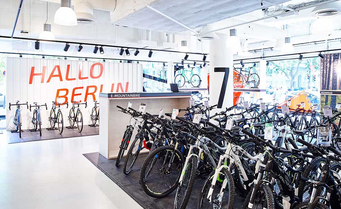 Fahrrad.de - Referenz der Figo Gmbh, Shopdesign, Shopkonzeption, Projektleitung und Bauleitung