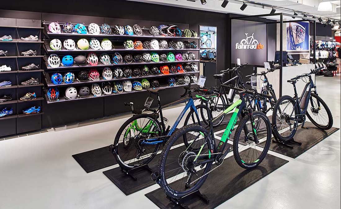 Fahrrad.de - Referenz der Figo Gmbh, Shopdesign, Shopkonzeption, Projektleitung und Bauleitung