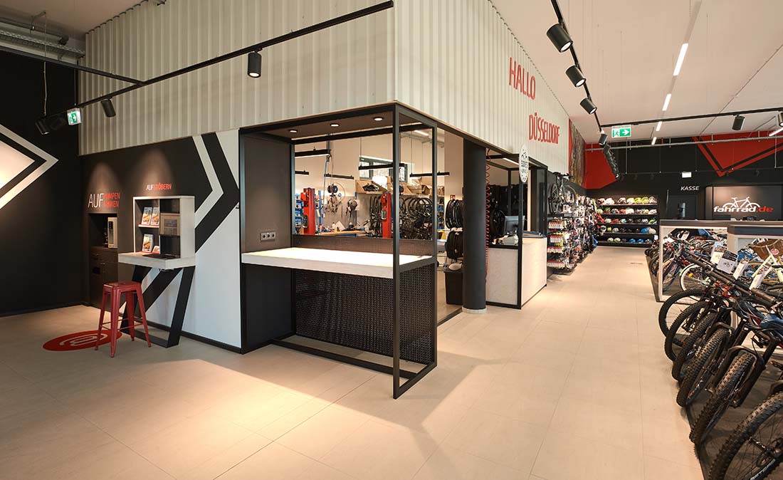Fahrrad.de - Referenz der Figo Gmbh, Shopdesign, Shopkonzeption, Projektleitung und Bauleitung
