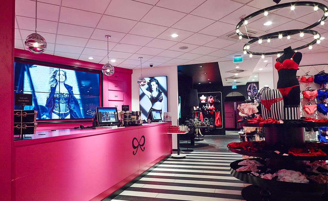 hunkemöller - Referenz der Figo Gmbh, Shopdesign, Shopkonzeption, Projektleitung und Bauleitung