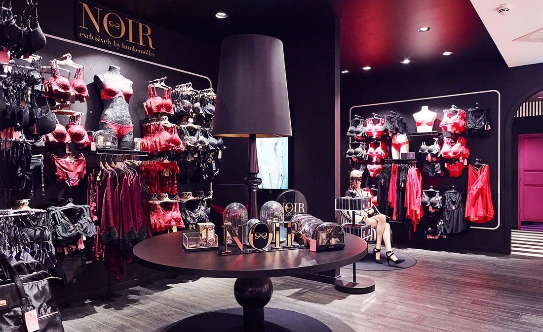 hunkemöller - Referenz der Figo Gmbh, Shopdesign, Shopkonzeption, Projektleitung und Bauleitung