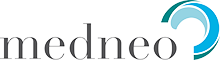 Logo der Referenz medneo  - figo GmbH, Shopkonzepte, Shopdesign, Ladenbau, Projektleitung