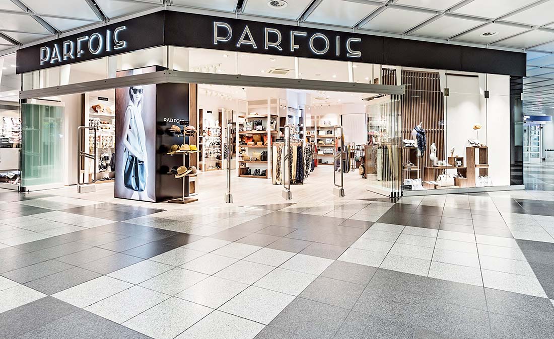 parfois - Referenz der Figo Gmbh, Shopdesign, Shopkonzeption, Projektleitung und Bauleitung