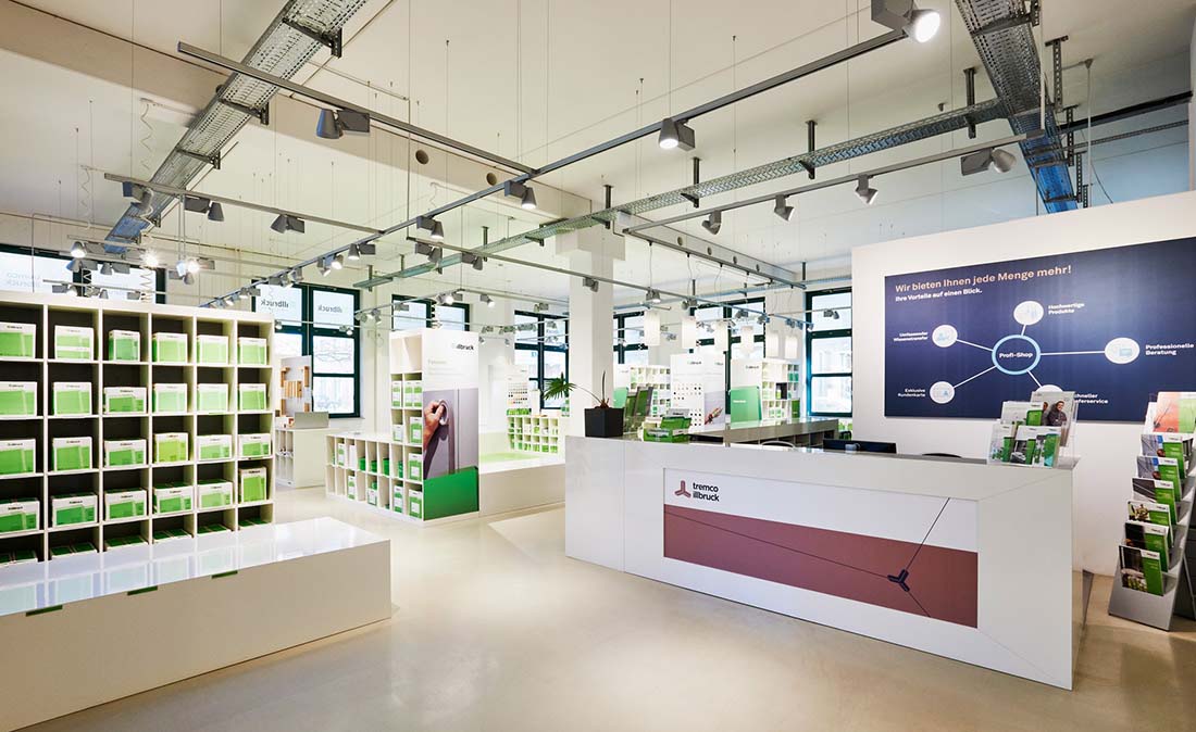 tremco-illbruck - Referenz der Figo Gmbh, Shopdesign, Shopkonzeption, Projektleitung und Bauleitung